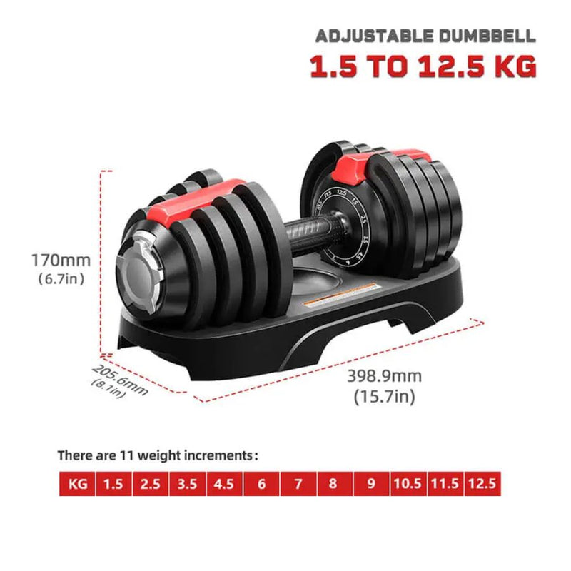 Odin Justerbar Håndvægt 12,5kg