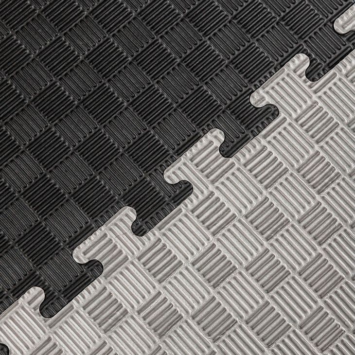 Odin Floor Guards Fitnessgulv 1000x1000x30 mm Grå/Sort