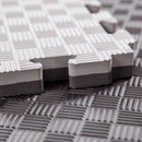Odin Floor Guards Fitnessgulv 1000x1000x30 mm Grå/Sort