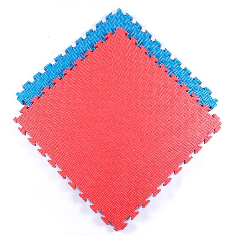 Odin Floor Guards Fitnessgulv 1000x1000x25 mm Rød/Blå