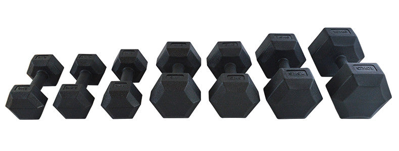 10 kg håndvægt i plast | 10 kg hexagon håndvægt