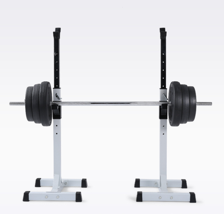 Squat rack sæt hvid | Ideelt til squat træning og bænkpress