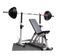 Træningssæt | Justerbar Træningsbænk M. Squat Rack & OL Vægtstangssæt 125 kg vægtskiver